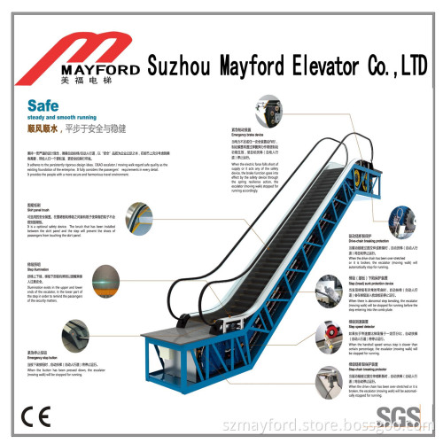 High Safety Escalator Moving Walk